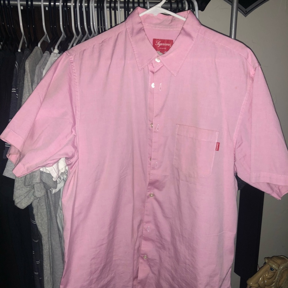 Supreme Button up T-shirt